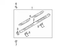 Подножка 9L3Z-16450-EA FORD