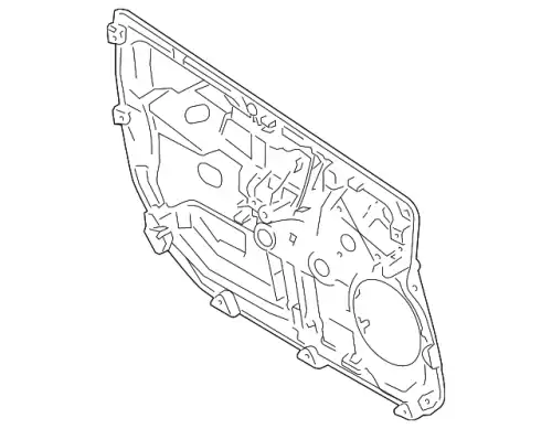 Уплотнитель двери FORD D2BZ-58237A05-A