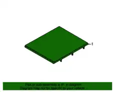 Крыша отсека грузового V9C3Z-99501A42-FA FORD