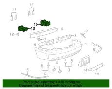 Кронштейн бампера 7W1Z-17752-A FORD