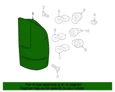 Фонарь задний FORD 1L5Z-13405-CA
