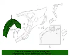 Подкрылок FORD DP5Z-58278B51-A