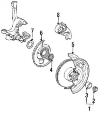 Суппорт тормозной FORD F79Z-2V131-CARM