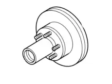 Тормозной диск FORD YL2Z-1V102-FA ,