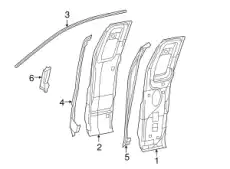 Ручка двери FORD 4L3Z-18253A37-AE