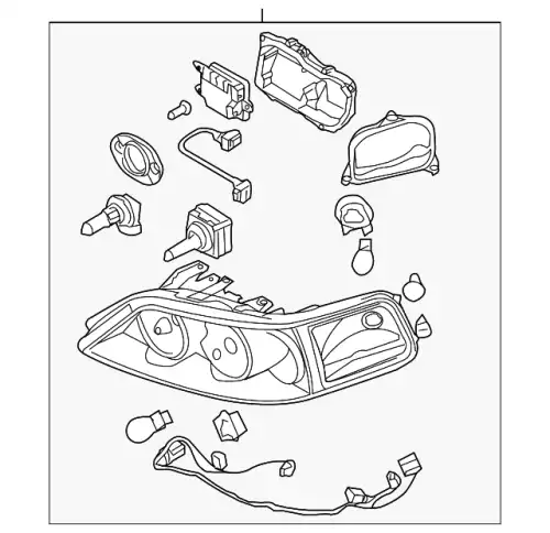 Фара FORD 6W1Z-13008-BA