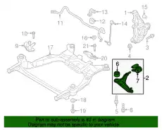Рычаг подвески FORD HG9Z-3079-A