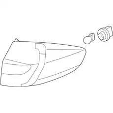 Фонарь задний FORD BE8Z-13404-A