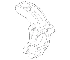 Кулак поворотный FORD DE9Z-3K185-B