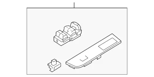 Ручка двери FORD 9A1Z-14525-AA