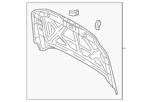 HOOD ASY BC3Z-16612-B FORD