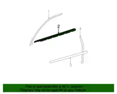Уплотнитель двери FORD 1F1Z-5421452-AA
