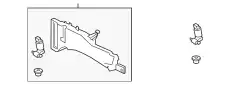 RESERVOIR - WINDSHIELD HM5Z-17618-B FORD