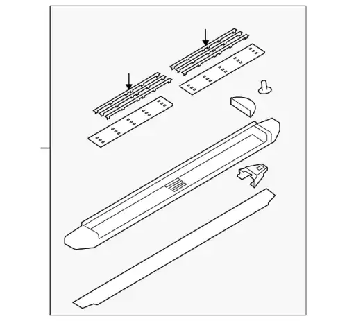 Подножка 8C3Z-16451-AF FORD