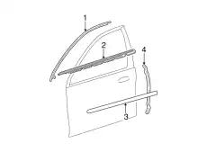 Уплотнитель двери FORD 1F1Z-5421453-AA