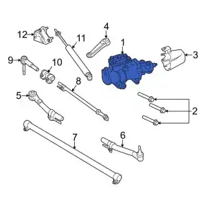 GEAR ASY - STEERING GC3Z-3504-D FORD