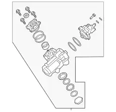 GEAR ASY - STEERING GC3Z-3504-E FORD