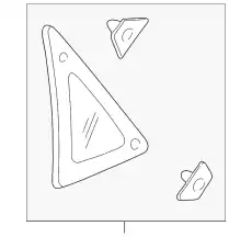 Стекло боковое YS4Z-5429711-BA FORD