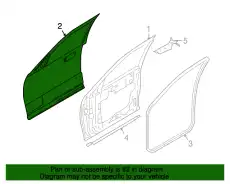 Панель двери передней правой 9L7Z-7820200-A FORD