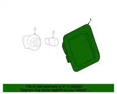 LAMP ASY - LICENCE PLATE FL3Z-13550-A FORD