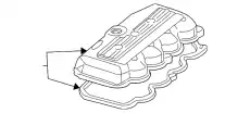 Крышка клапанов YS4Z-6582-BB FORD