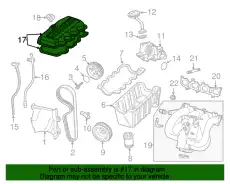 Крышка клапанов YS4Z-6582-BB FORD