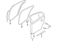 Ручка двери FORD 8A5Z-5425324-A