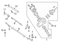 GEAR ASY - STEERING HC3Z3504F FORD