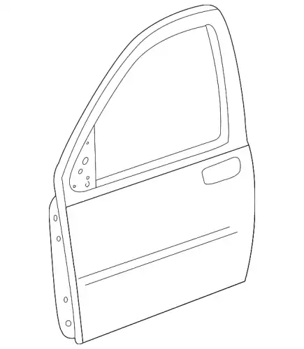 Дверь передняя левая 6F2Z-1720125-CA FORD