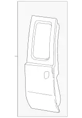 Дверь задняя левая BC3Z-2824631-B FORD