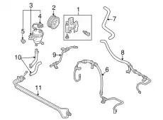 Шланг ГУР FORD 6L8Z-3A713-A