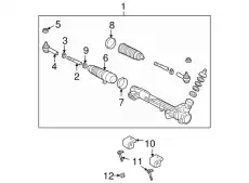 Рулевая рейка FORD 8L3Z-3504-CRM