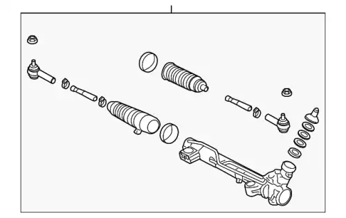 Рулевая рейка FORD 8L3Z-3504-CRM