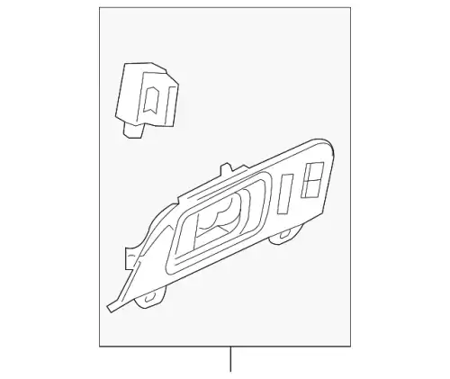 Ручка двери FORD AE9Z-7422601-AC