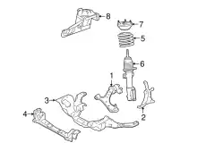 Пружина передней подвески 6R3Z-5310-E FORD