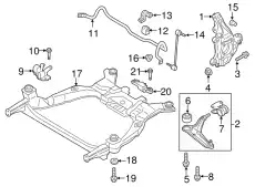 Рычаг подвески FORD DG9Z-3K186-B