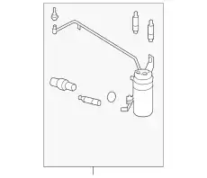 Осушитель кондиционера FORD 7L2Z-19C836-B