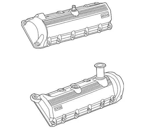 Крышка клапанная 7C3Z-6582-A FORD