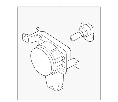 Фара противотуманная FORD 4S4Z-15200-AA