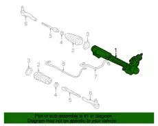 Рулевая рейка FORD 3W1Z-3504-FARM