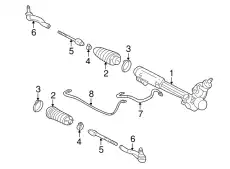 Рулевая рейка FORD 3W1Z-3504-FARM