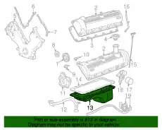 Поддон картера двигателя FORD F81Z-6675-AA