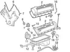 Поддон картера двигателя FORD F81Z-6675-AA