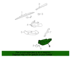 Бачок омывателя 6F1Z-17618-A FORD
