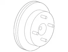 Тормозной диск FORD 7S6Z-2C026-A ,