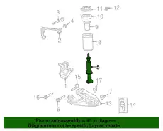 Амортизатор передний 5L3Z-18124-GA FORD
