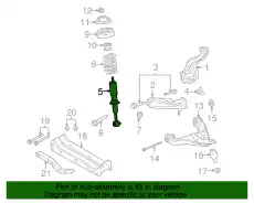 AA2Z18124A АМОРТИЗАТОР FORD