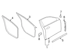 Дверь передняя левая AG1Z-5420125-B FORD