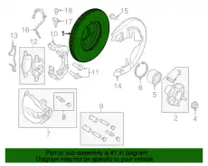 Тормозной диск FORD GU2Z-1V125-A