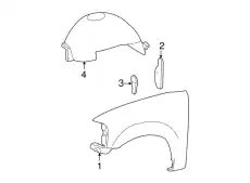 Подкрылок FORD F75Z-16102-BA